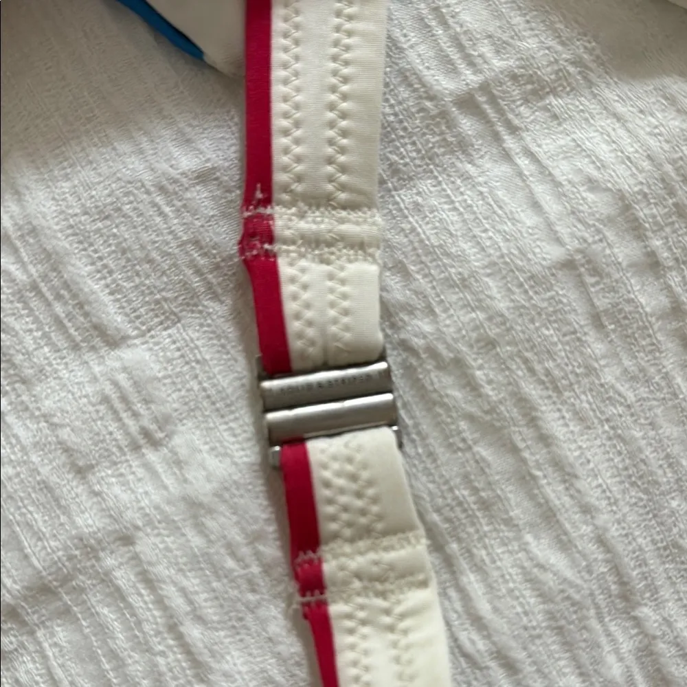 Solid and Striped Red, White, and Blue Bikini Set - Image 3