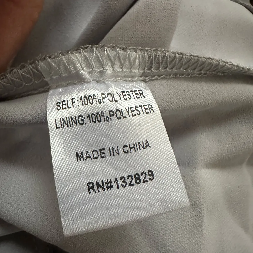 Super Down Plunging Neck High Slit Midi Dress Sexy Sleeveless Party Lavender - Image 8