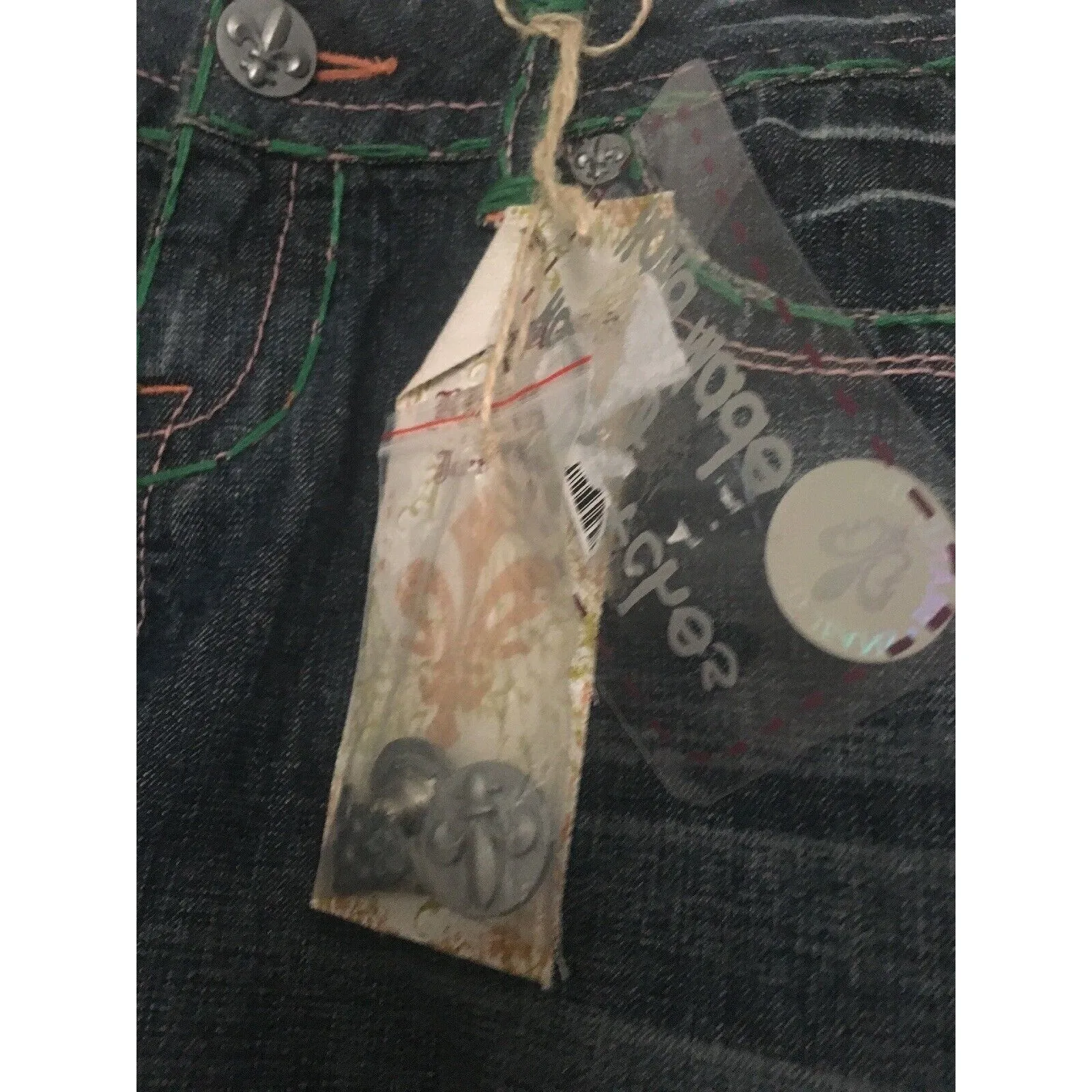 Laguna Beach Jean Santa Monica Beach Mini Skirt Women's Size 28 Blue - Image 7