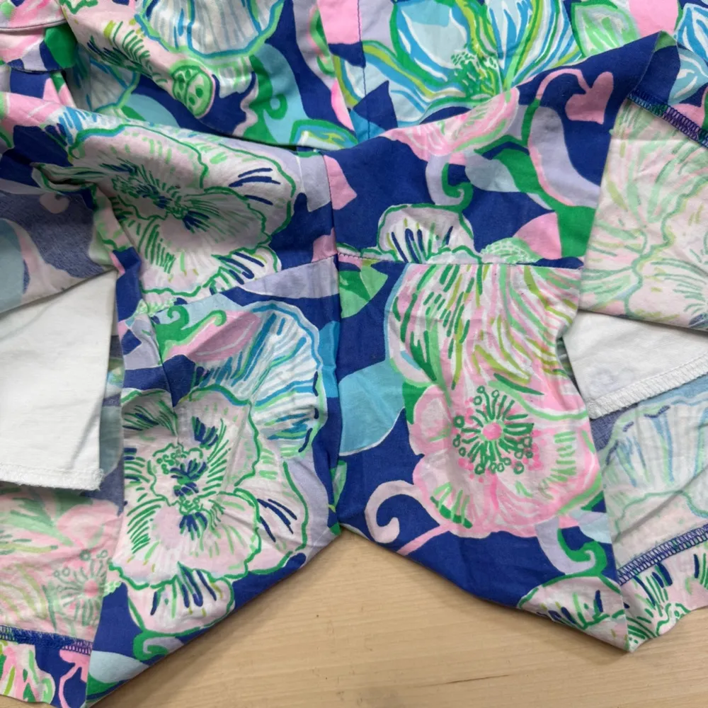 Lilly Pulitzer Kaden Shorts 4” Multi Beak Calm Carry On Bow Belt Women’s 10 - Image 12