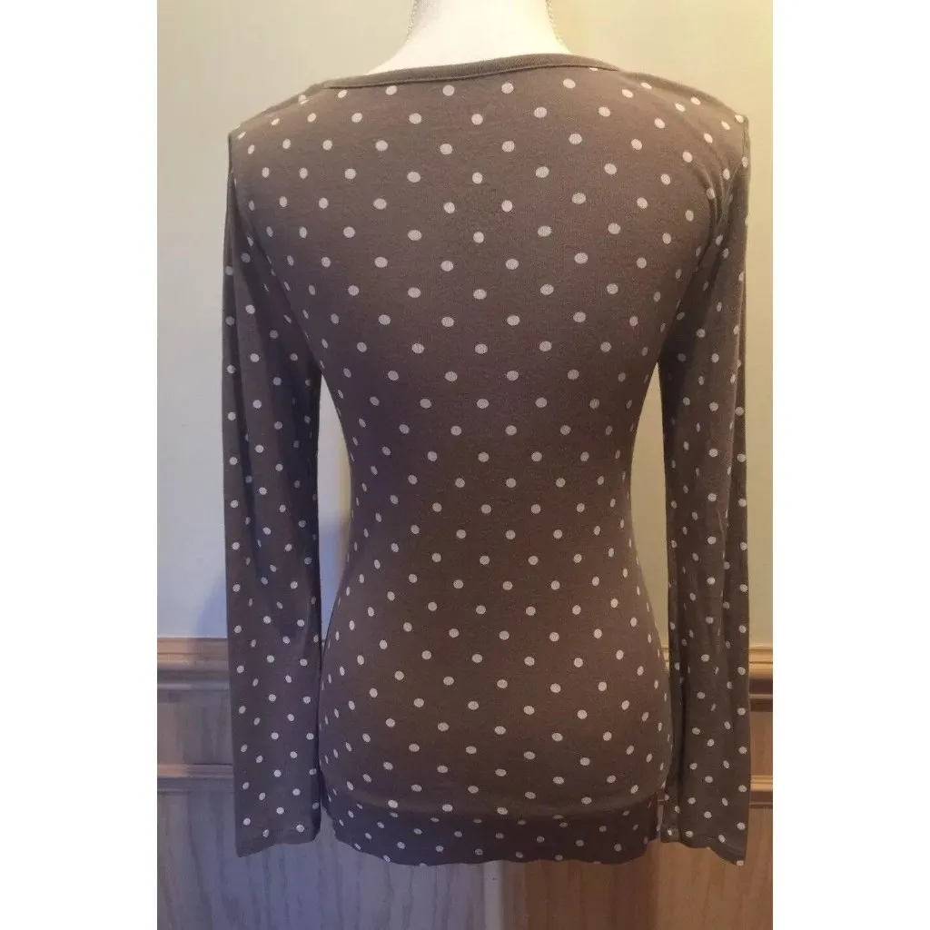 Old Navy ~ Women's Pull Over Top/Blouse ~ Brown ~ Long Sleeve - Image 3
