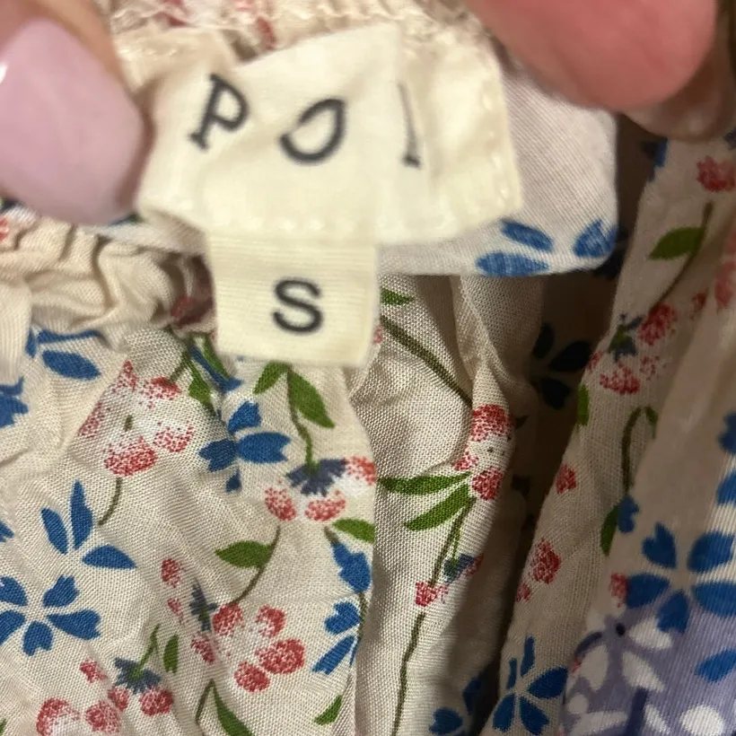 POL Floral Halter Tie Blouse size S - Image 2