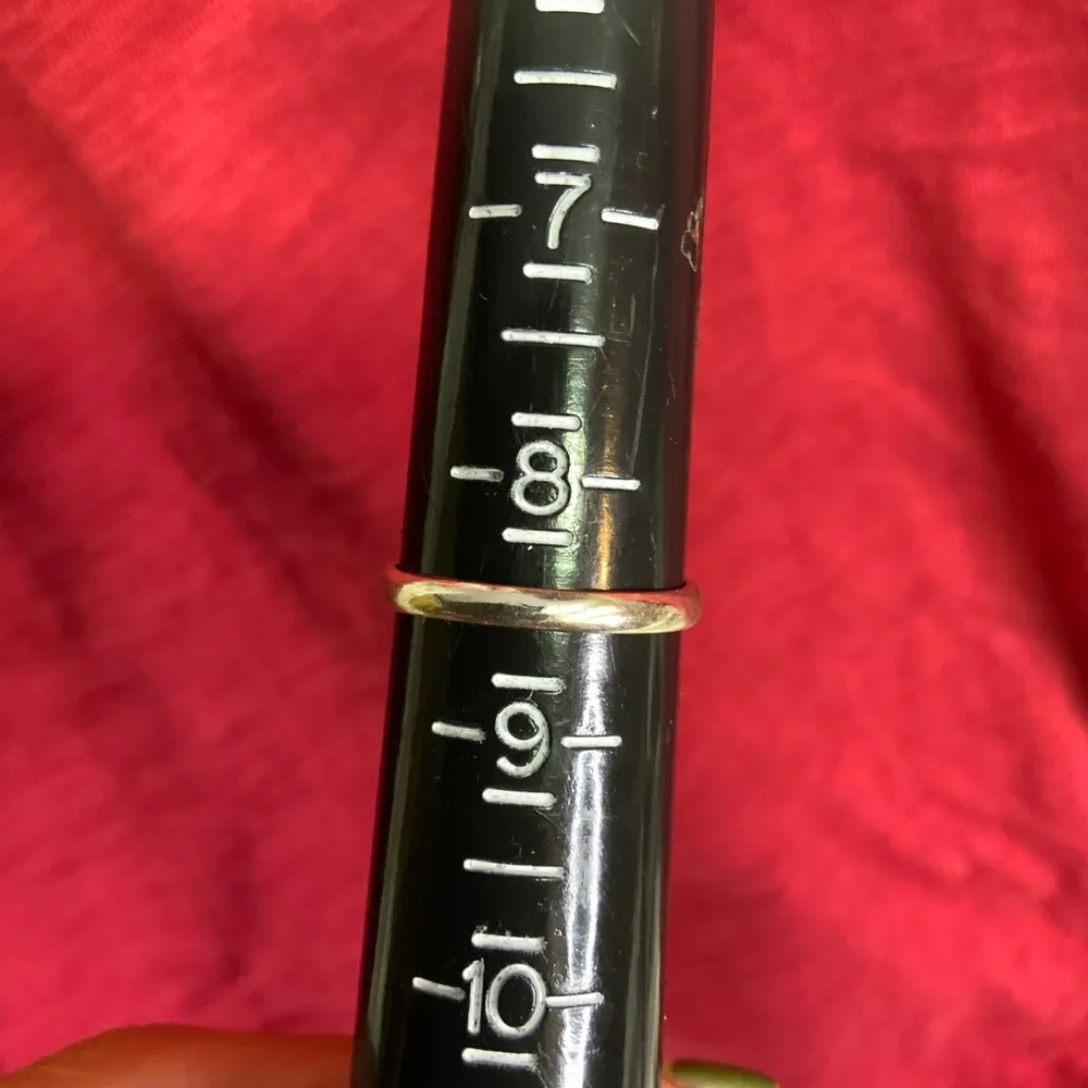 Elegant Silver over Brass and Ruby Gemstone Ring - Image 2