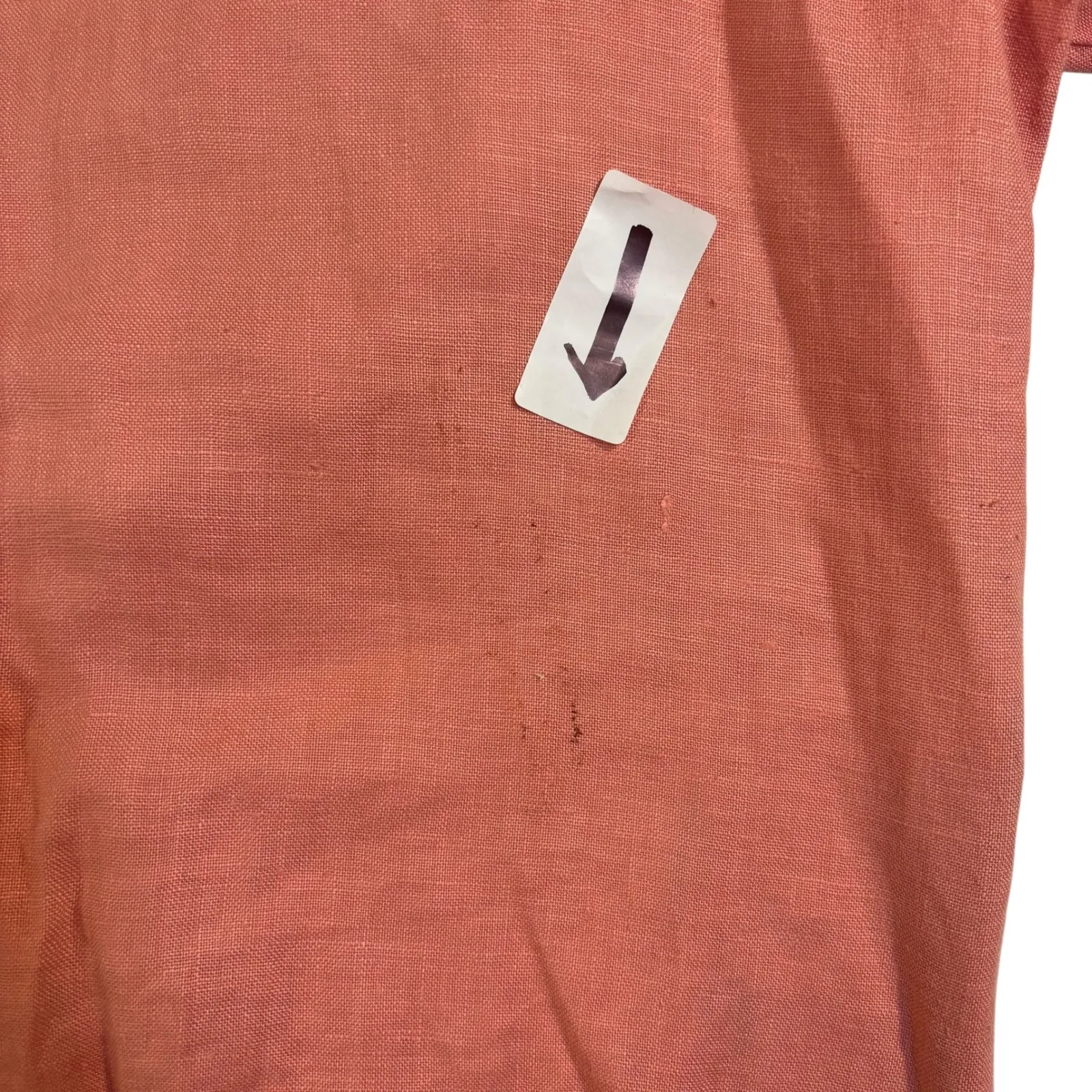 Counterparts Linen Blazer Coral Pink Button Front Career Jacket Size 8* - Image 14