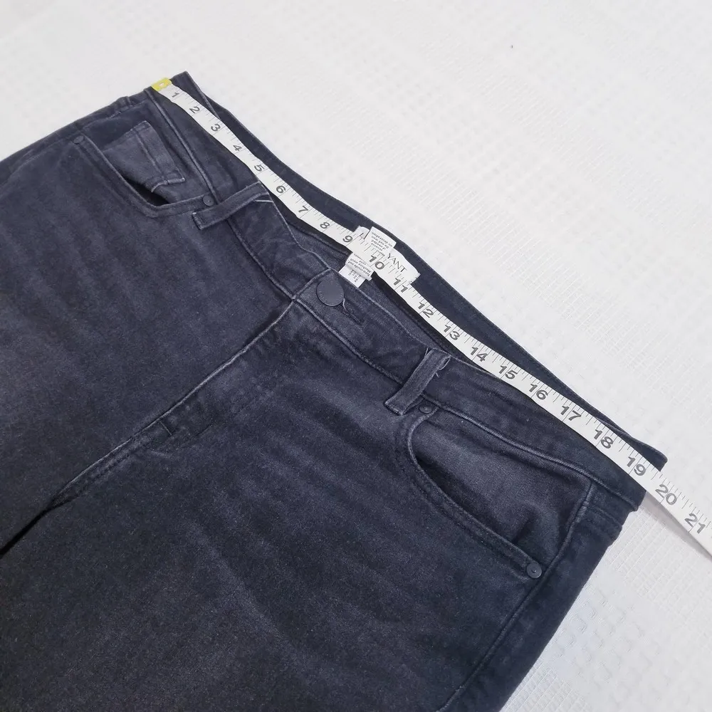 Lane Bryant Midrise Girlfriend Black Bootcut Denim - Image 4