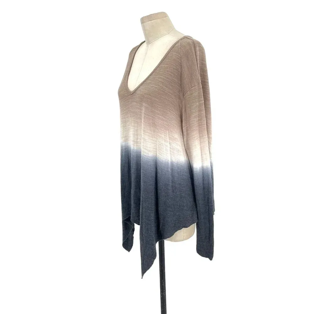 Young Fabulous & Broke Gabby Asymmetrical Tie Dye Sweater Size Medium‎ - Image 6