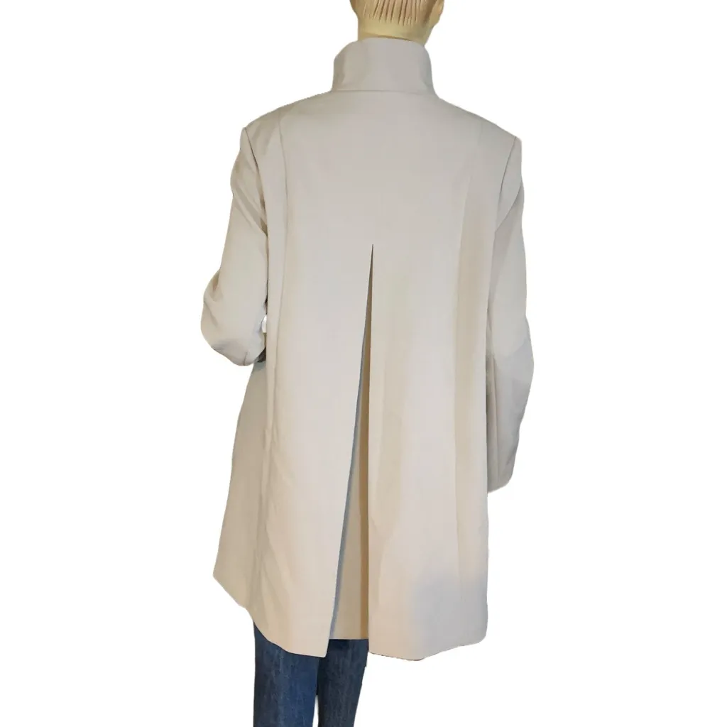 LAUREN RALPH LAUREN GRAY HIGH NECK SWING STYLE JACKET (L) - Image 7