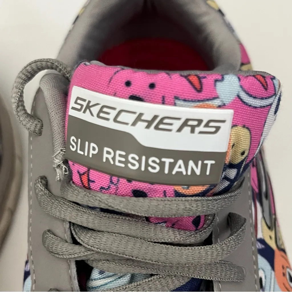 SKECHERS Waggey Work Comfort Flex HC Pro Slip Resistant Walking Sneakers Size 10 - Image 9