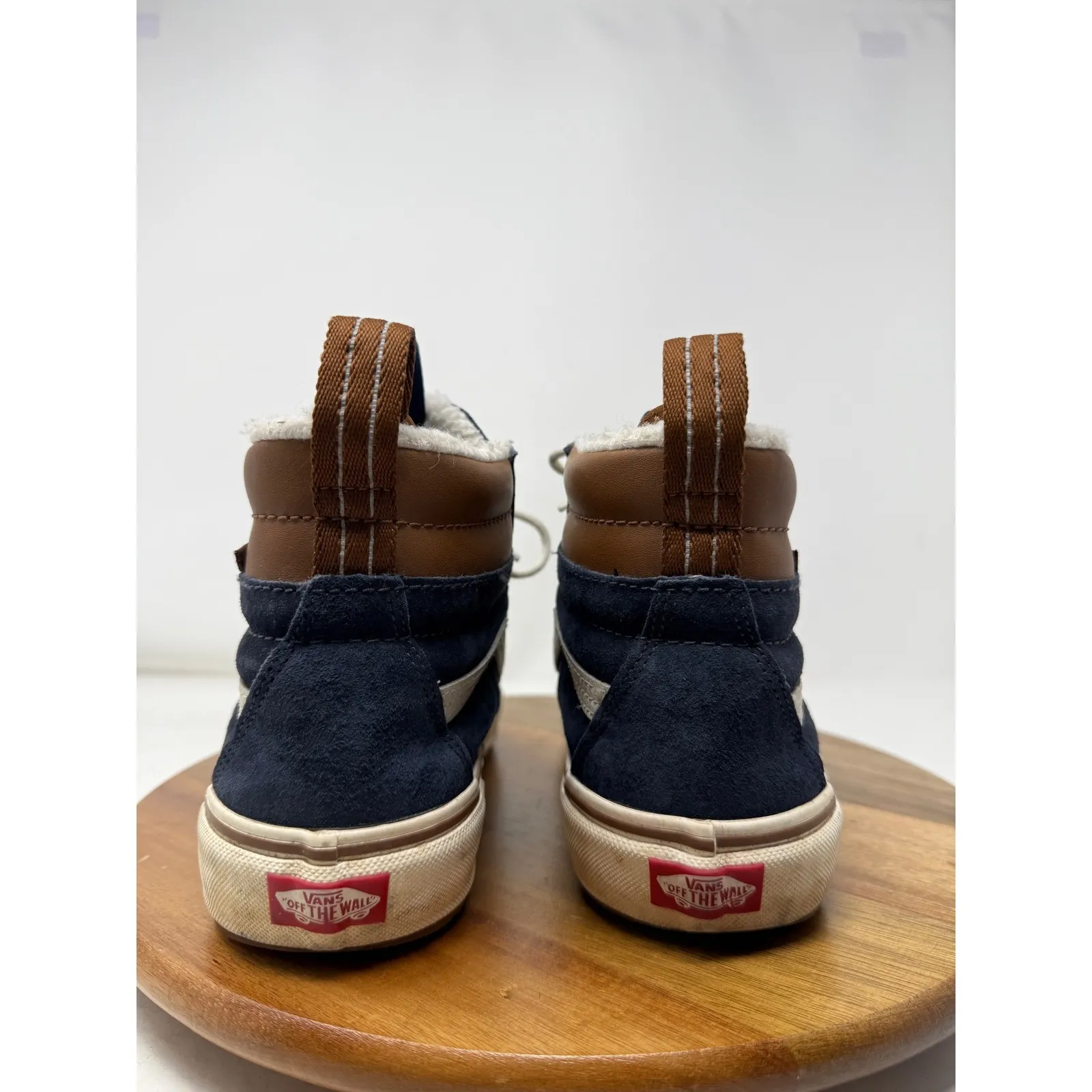 Vans  Sk8-Hi MTE-2 Navy Blue Suede Leather High Top Sneaker Women's Size 8.5 - Image 8