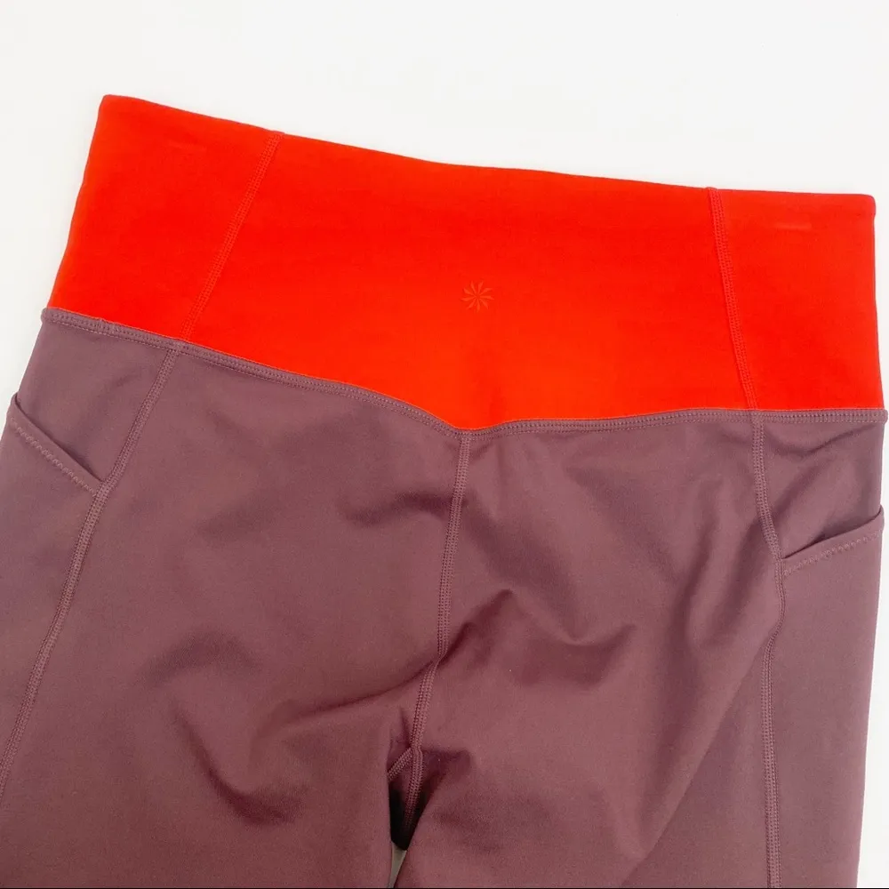 Athleta Tenacity 7/8 Tight Leggings Powerlift High Rise: Antique Burgundy - Image 8