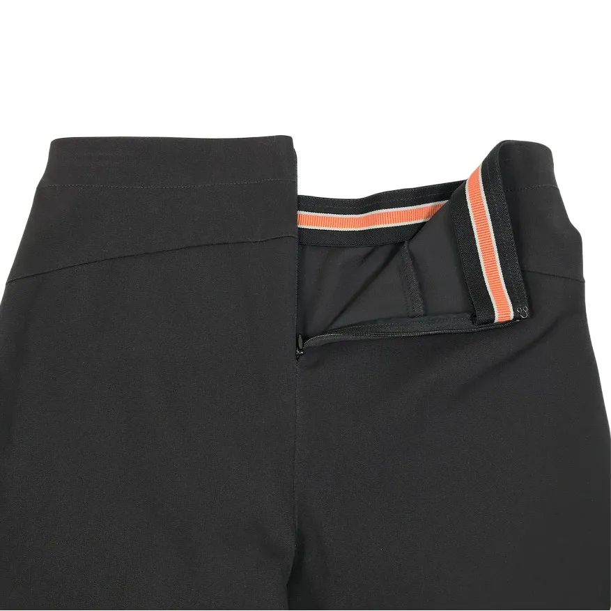 ANTHROPOLOGIE Essential Flare Pant Sz 4 Black Classic Stretch Office Business - Image 9