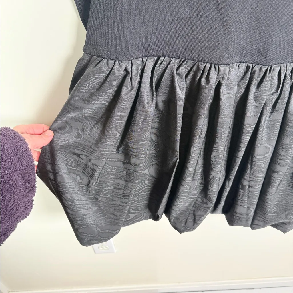 Rachel Parcell Black Jet Bubble Hem Sweater Dress - Image 4