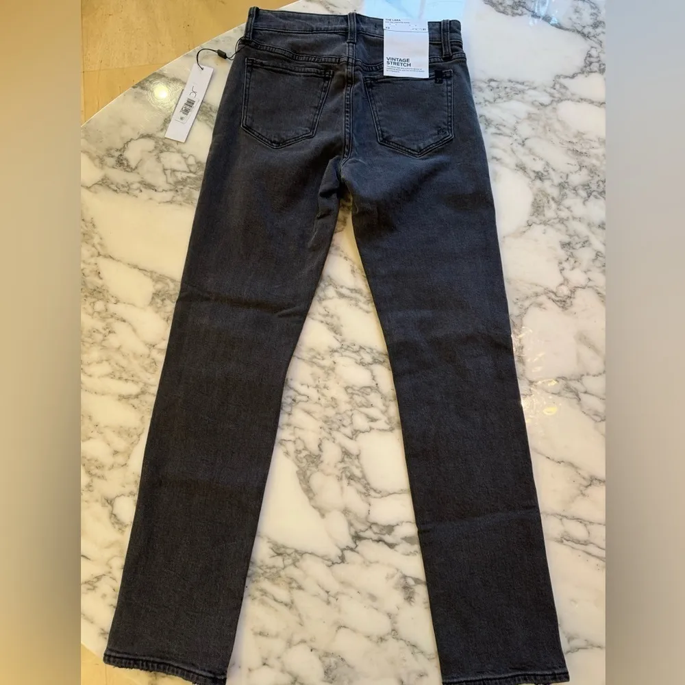 NWT JOE’S Jeans The Lara Mid Rise Cigarette Ankle Black Distressed Jeans Sz 23 - Image 7