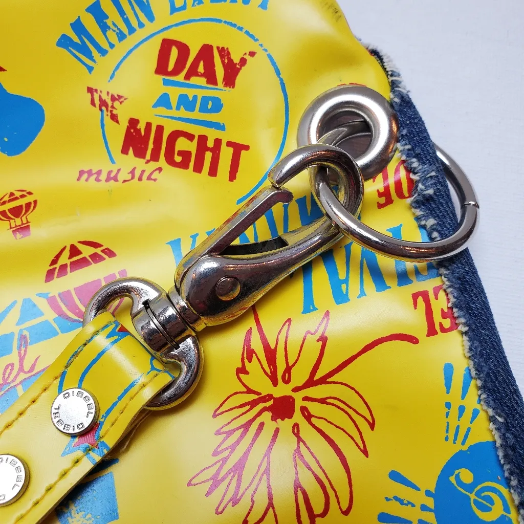 Diesel 90' ‎ Retro Vintage Reversible Purse, Handbag - Image 7