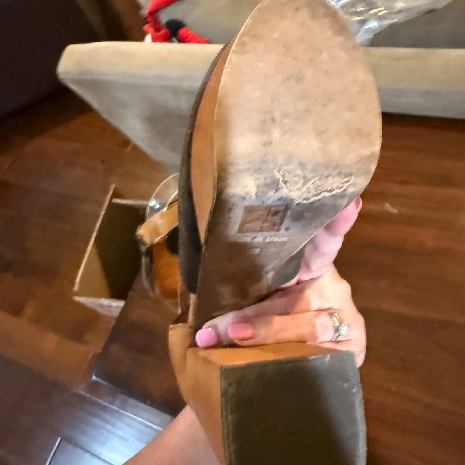 Free People Anaya Suede Platform Clogs Suede Leather Block Heel Platform Shoes 8 - Image 8