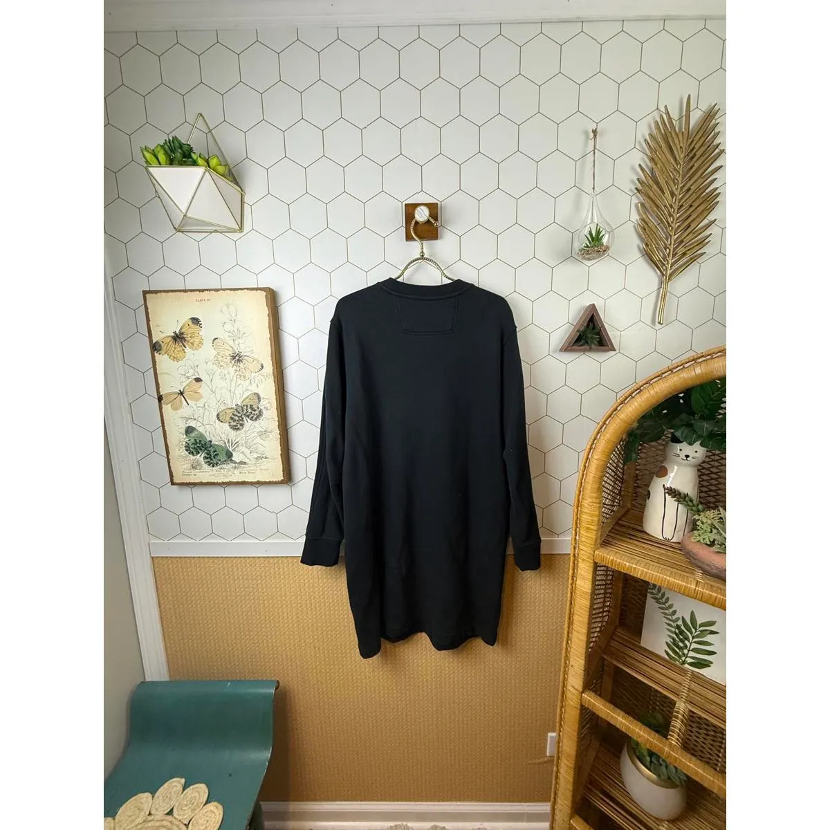 AKHG by Duluth Trading Co Black Crosshaul Cotton Camp Dress - Image 3