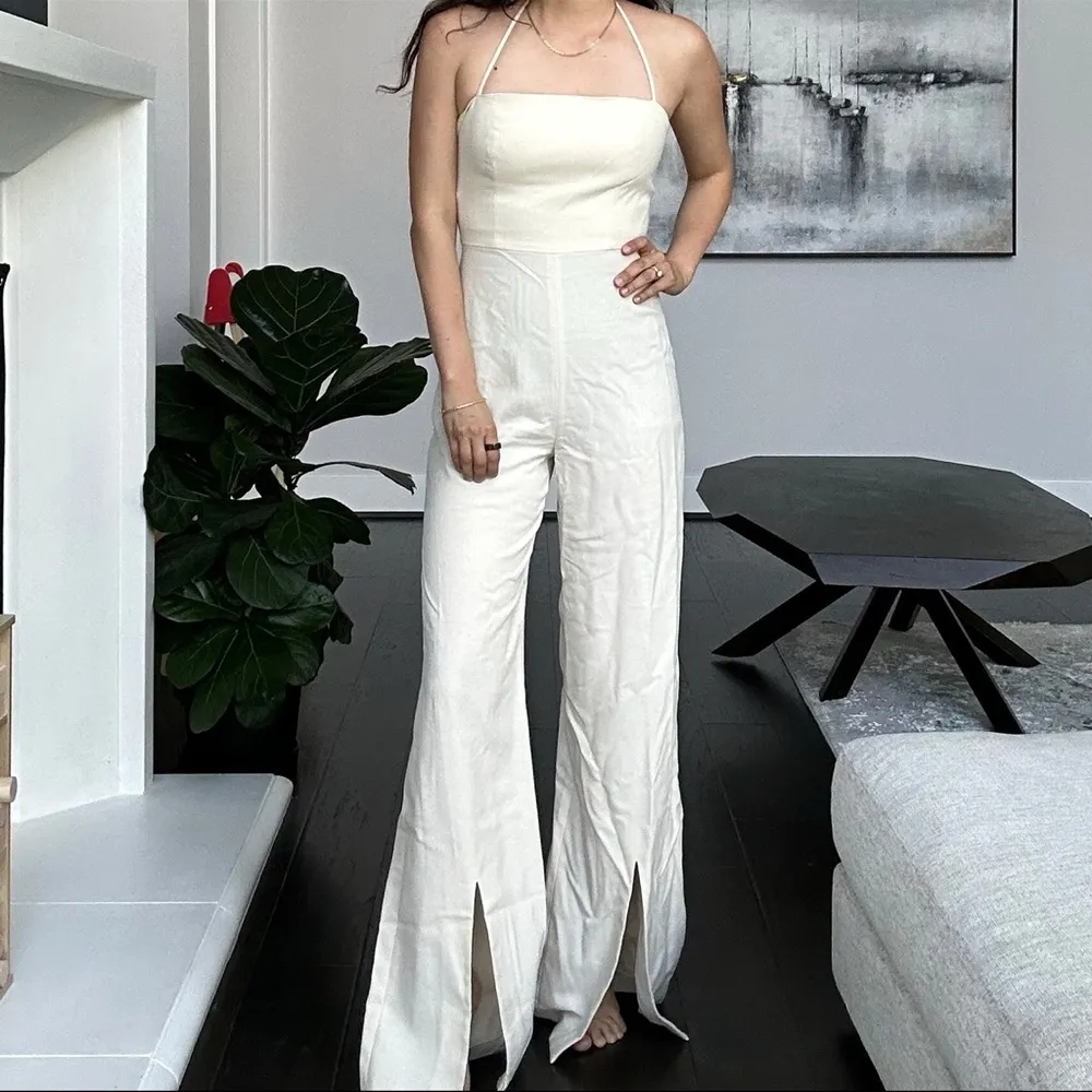 NWT Alexis Rohani Halter Jumpsuit Size medium. Elegant, luxury, modern, designer - Image 2