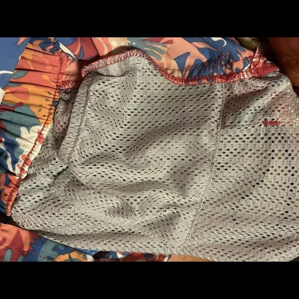 Womens Patagonia Floral Hawaiian Printed Boho Hippie Pattern Shorts Worn Wear S - Image 10