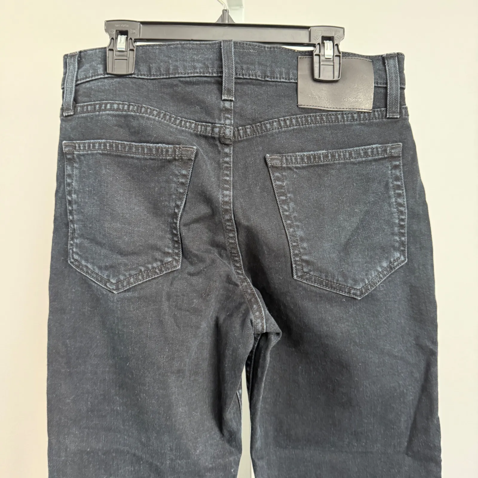 Proenza Schouler Women's NWT Cropped Flare Jeans Black Wash Size 26‎ Denim NWT - Image 3