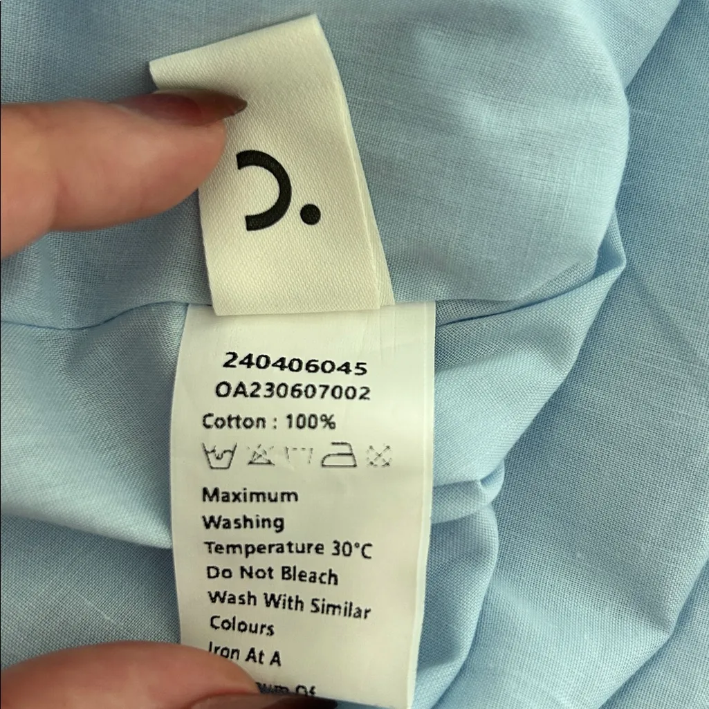 Commense Blue Spaghetti Strap Dress Size M - Image 3