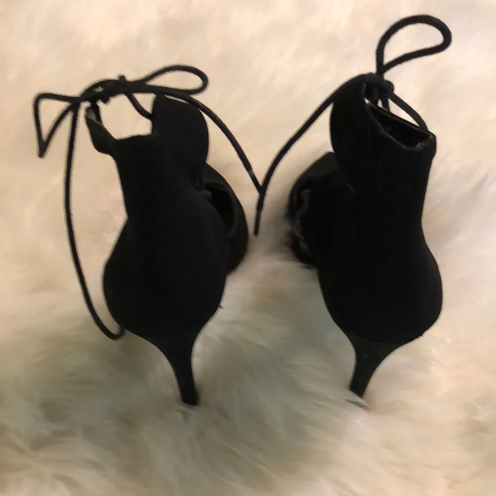 ASOS Design Wide Fit Whisper Tie Stiletto Heel 8.5 - Image 5