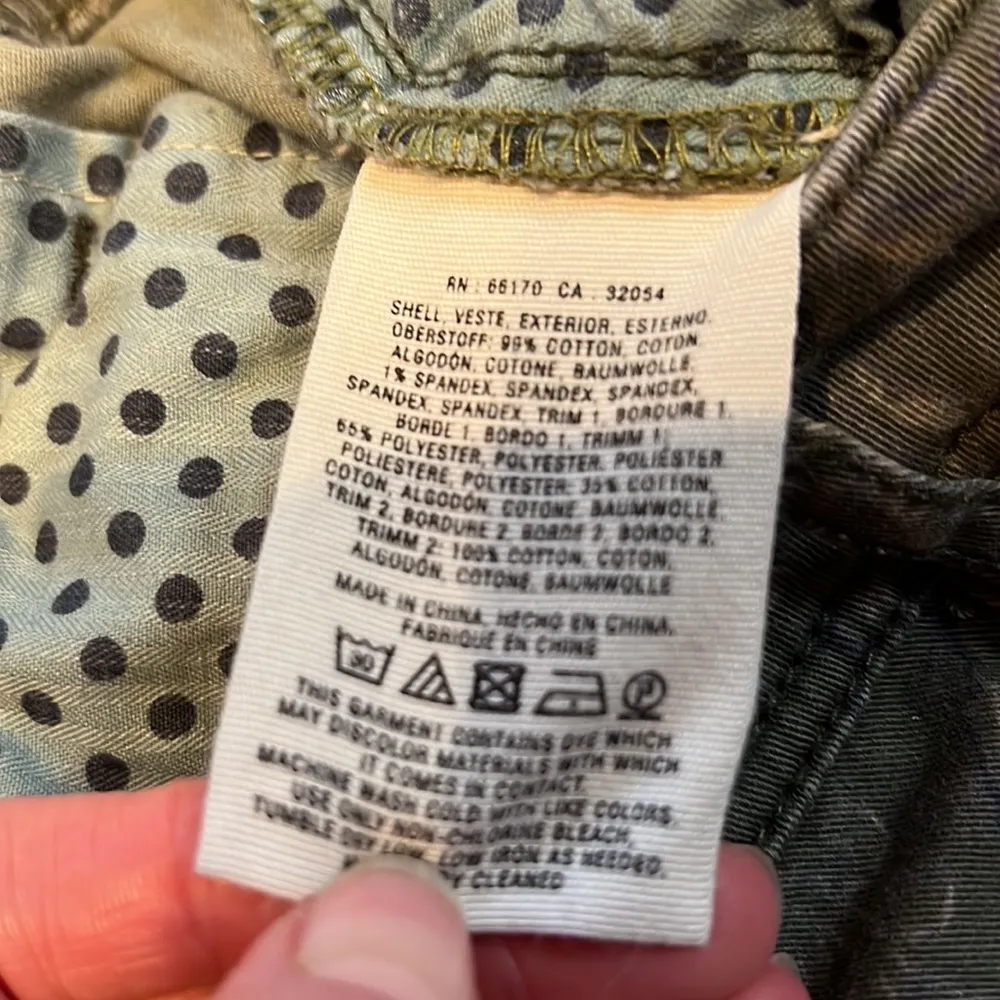 Anthro Pilcro and the Letterpress Fit/Hyphen Green Chino Paisley Pants Size 27 - Image 3