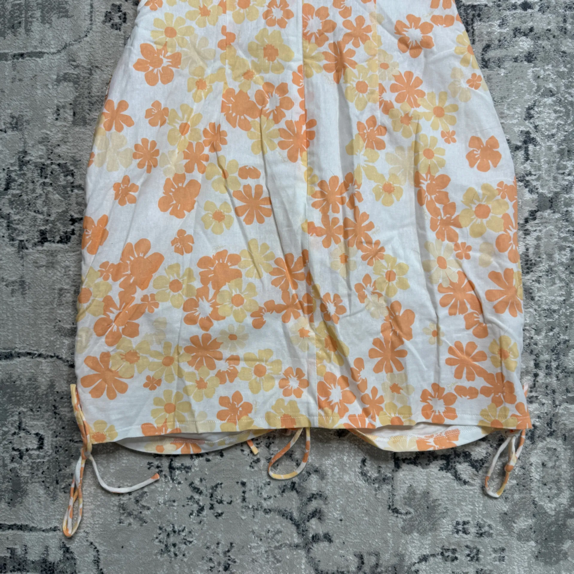 NEW Sabo Skirt Kani Asymmetric Dress Floral Print Cinched size M Medium NWT - Image 7