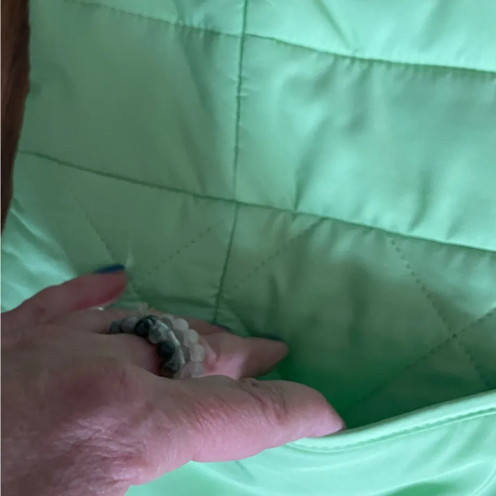 ✨HP✨ NWT Talbot’s Lime Green Quilted Button Up Jacket Sz XS - Image 7