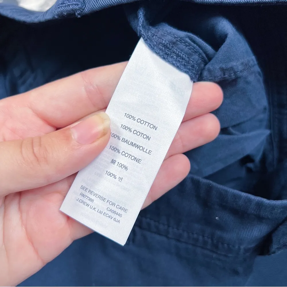 J Crew • Sunday Slim Chino Short navy blue boyfriend preppy casual twill - Image 9