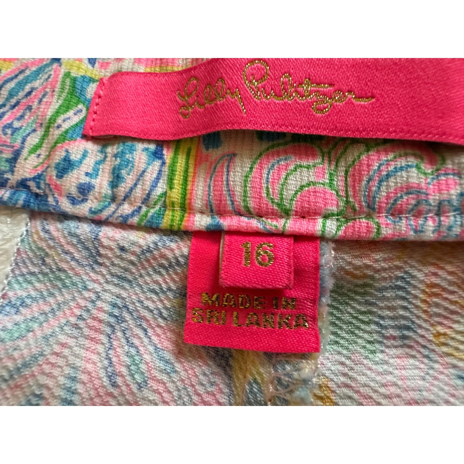 Lilly Pulitzer Patch My Drift Callahan Shorts Size 16 - Image 5