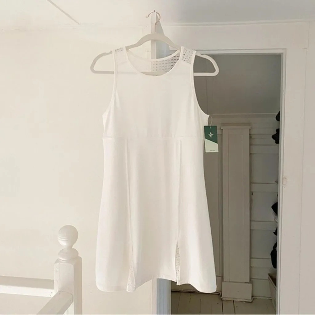 Tuckernuck Victoria Cane Mini Tennis Dress in White NWT Size M - Image 8