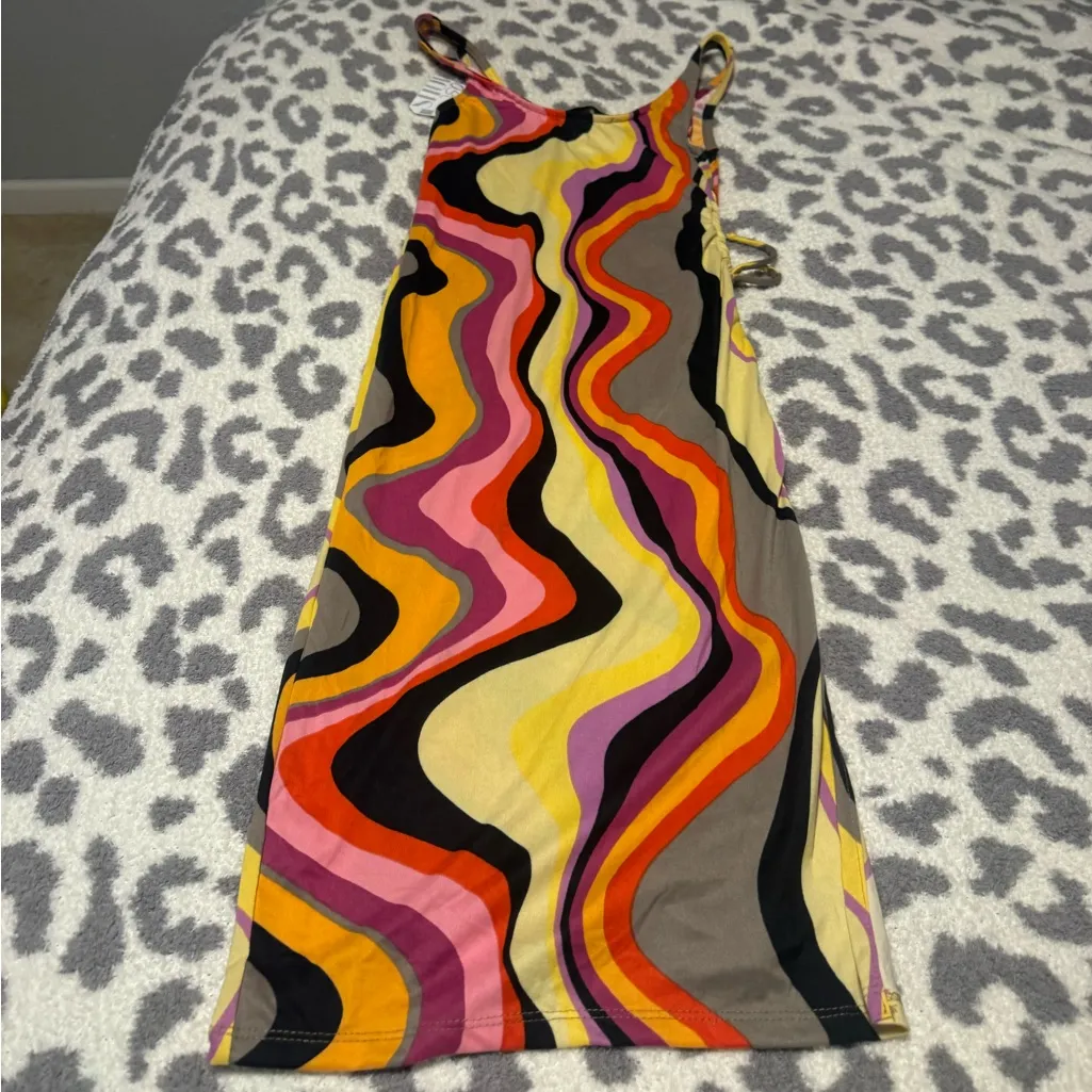 Almost Famous Multicolor Swirl Dress - Image 2