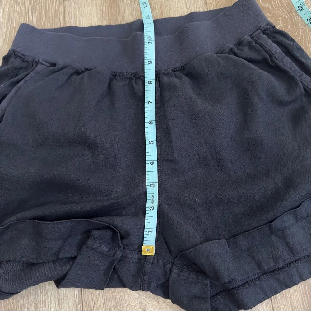 FAHERTY Arlie Day Shorts Washed Black Size Small S - Image 10