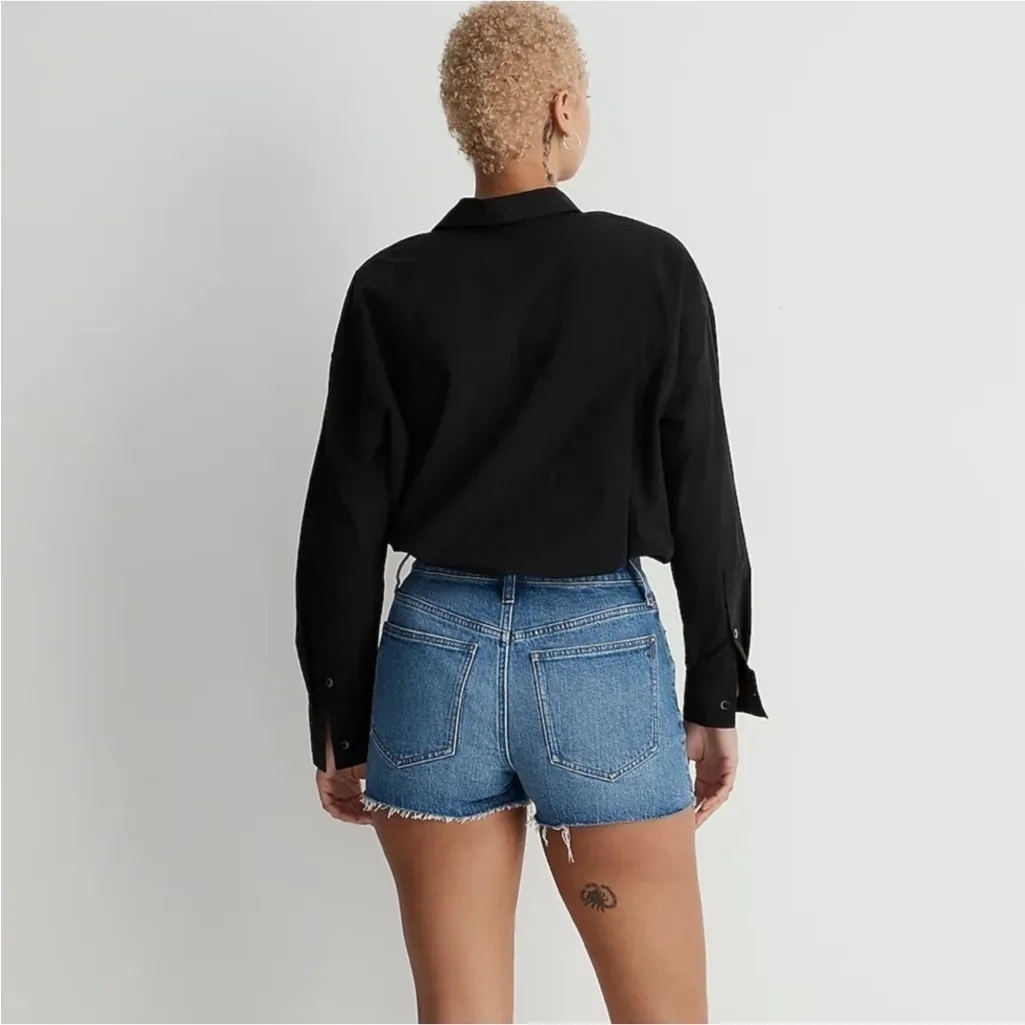 NWOT Madewell The Curvy Perfect Vintage Jean Short Sz 26 broken zipper - Image 3