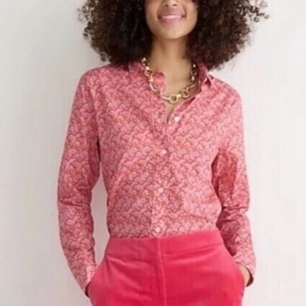 J. Crew Slim-fit shirt in‎ Liberty® Toutouayette fabric Women’s Size 2 - Image 2