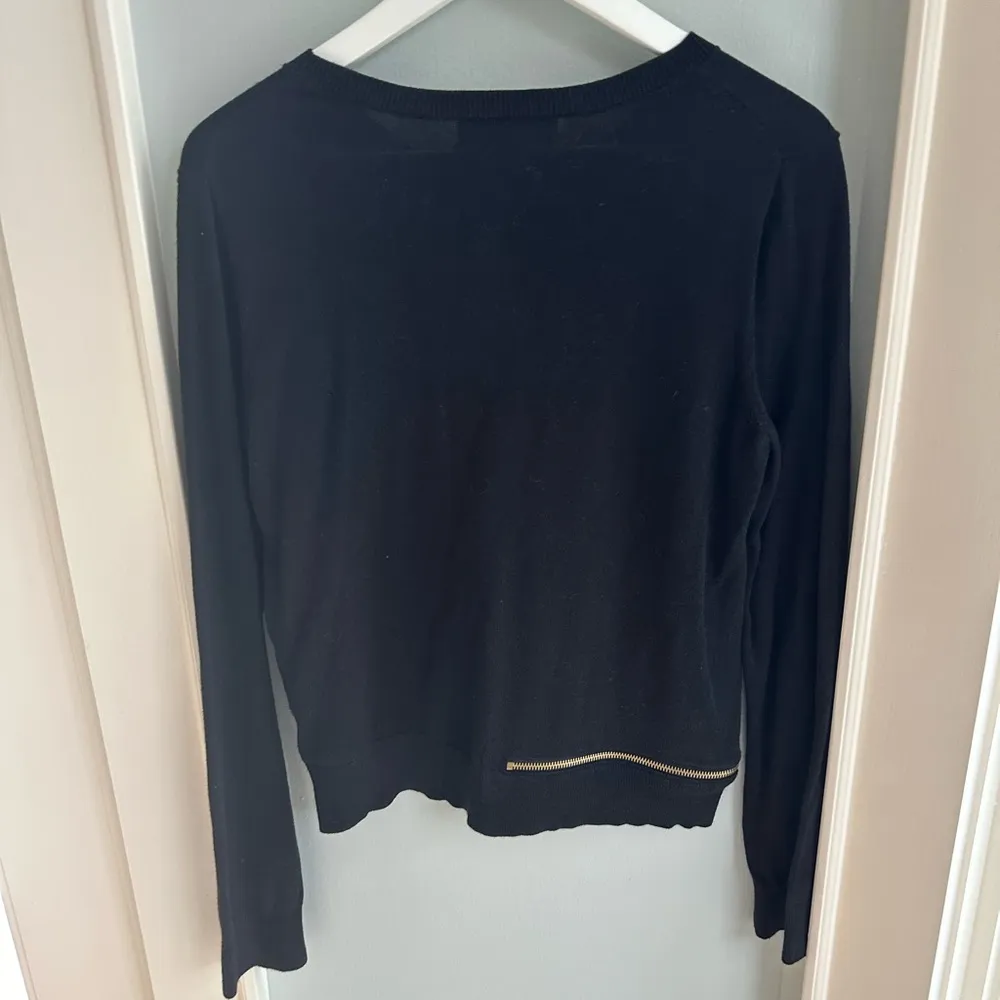 Michael Michael Kors Gold Side Zipper Sweater - Image 3
