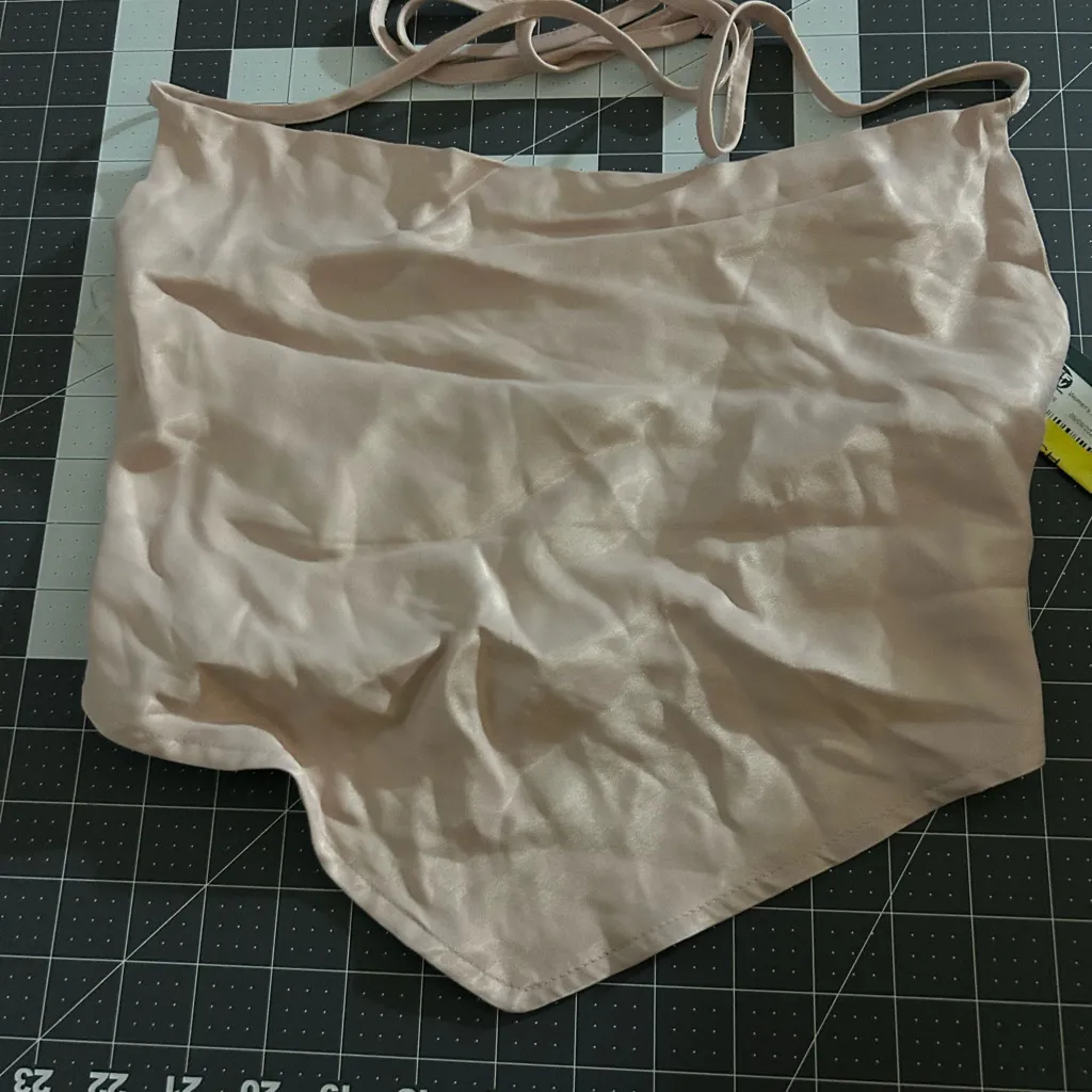 Wild Fable Blush Satin Camisole - Image 2