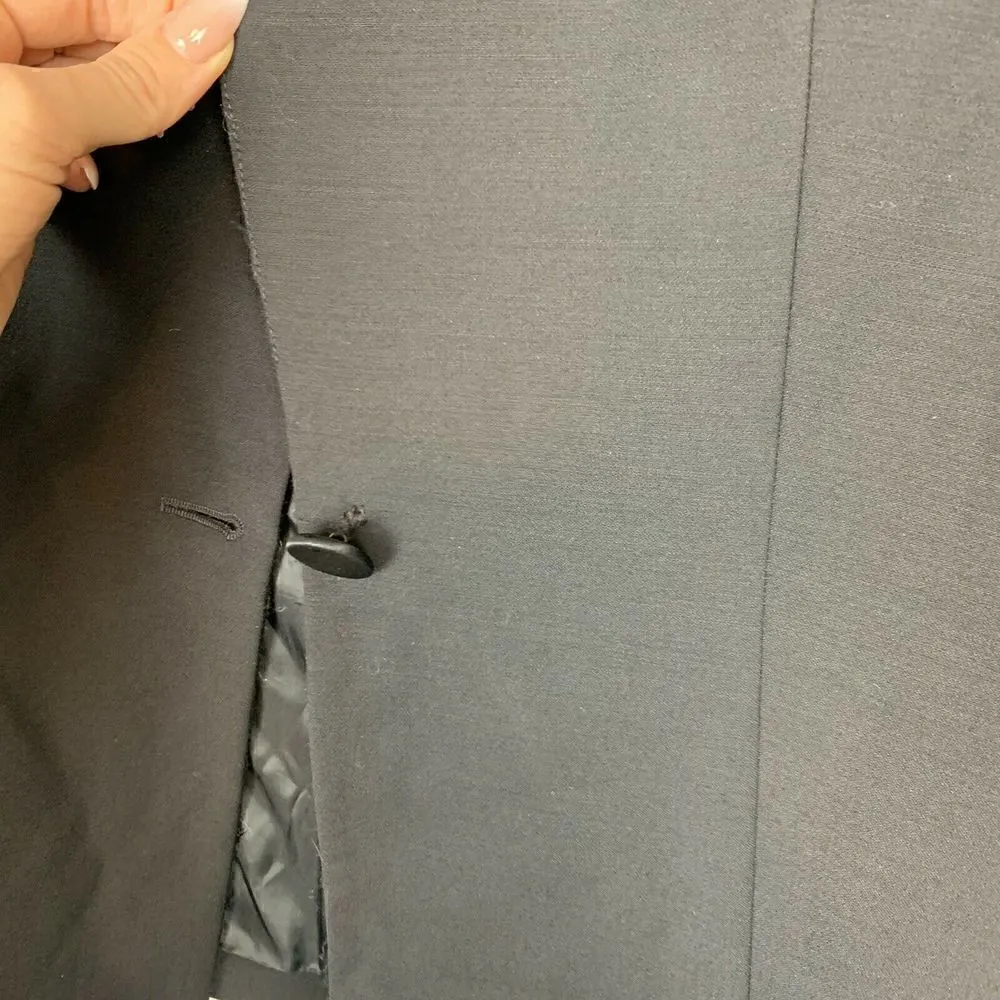 Escada Margaretha Ley Blazer Wool Black Size 40 - Image 4