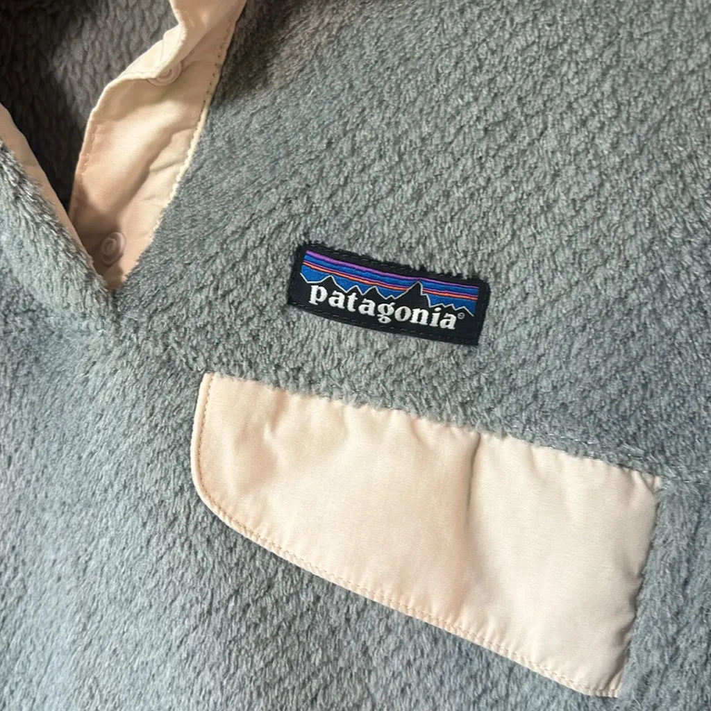 Patagonia Synchilla Pullover retool snap t Gray med Outdoor PNW sustainable - Image 3