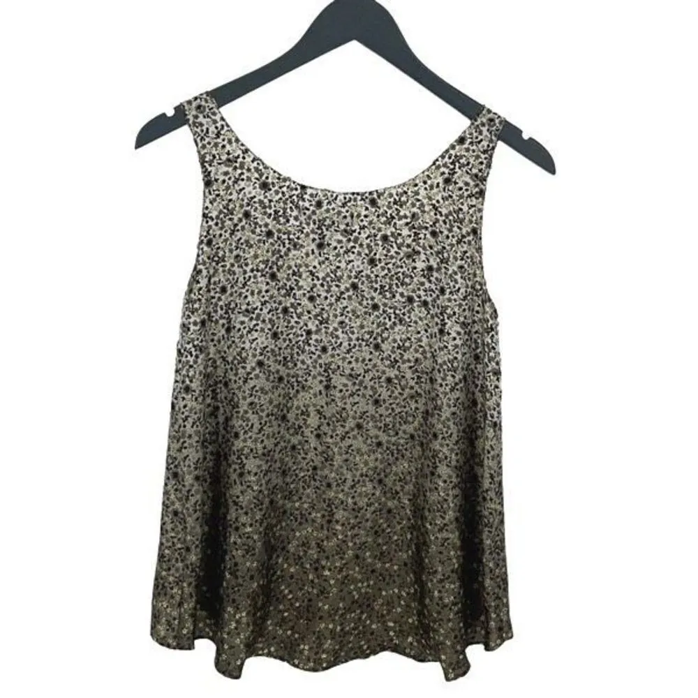 Apostrophe Women's Floral Embroidered Sleeveless Blouse Top Multicolor Size XS - Image 3