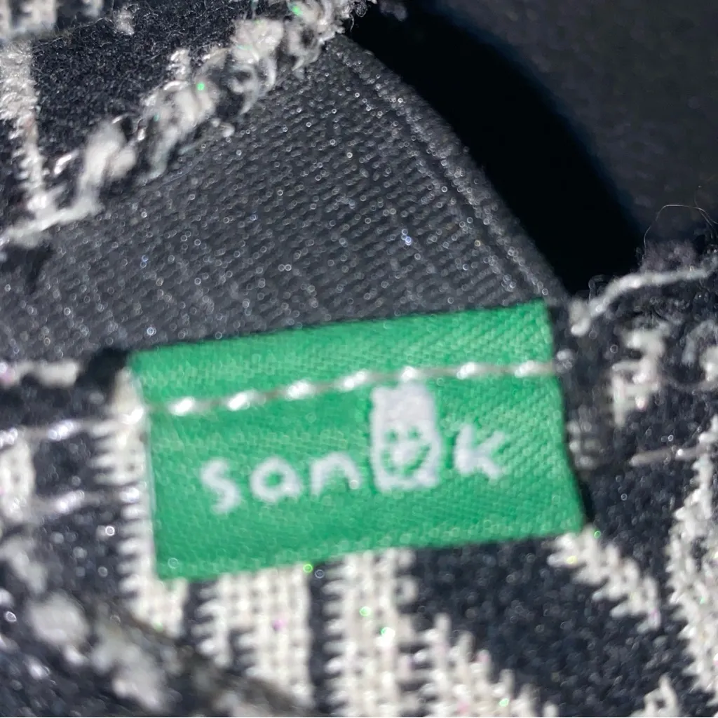 Sanuk Donna Tribal Sidewalk Surfers Black/White Women's Sz 10 - Image 5