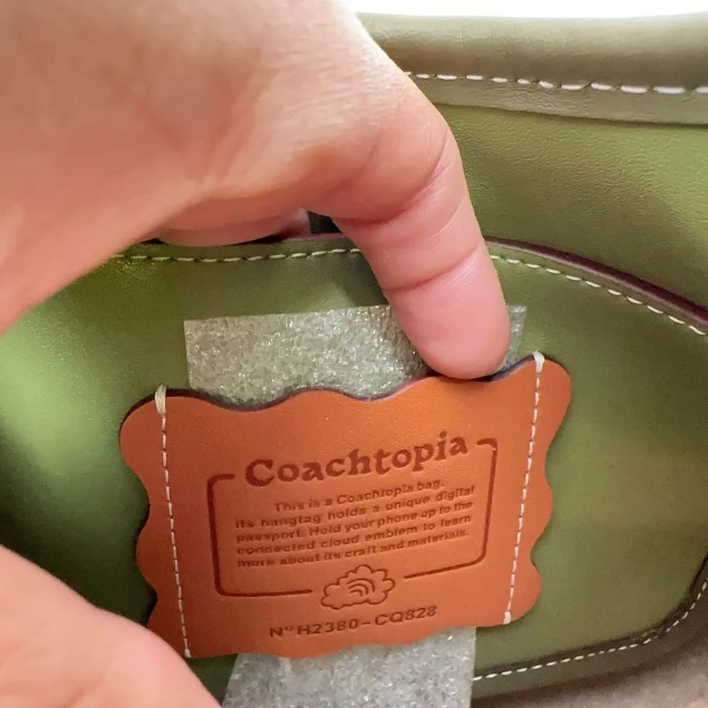 NWT Coach Ergo Bag In‎ Coachtopia Leather With Butterfly Print - Image 7