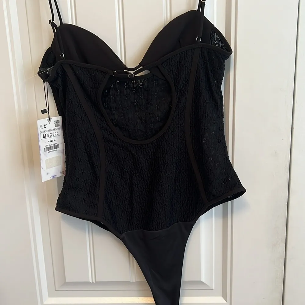 Black Corset Bodysuit -NWT - Image 3