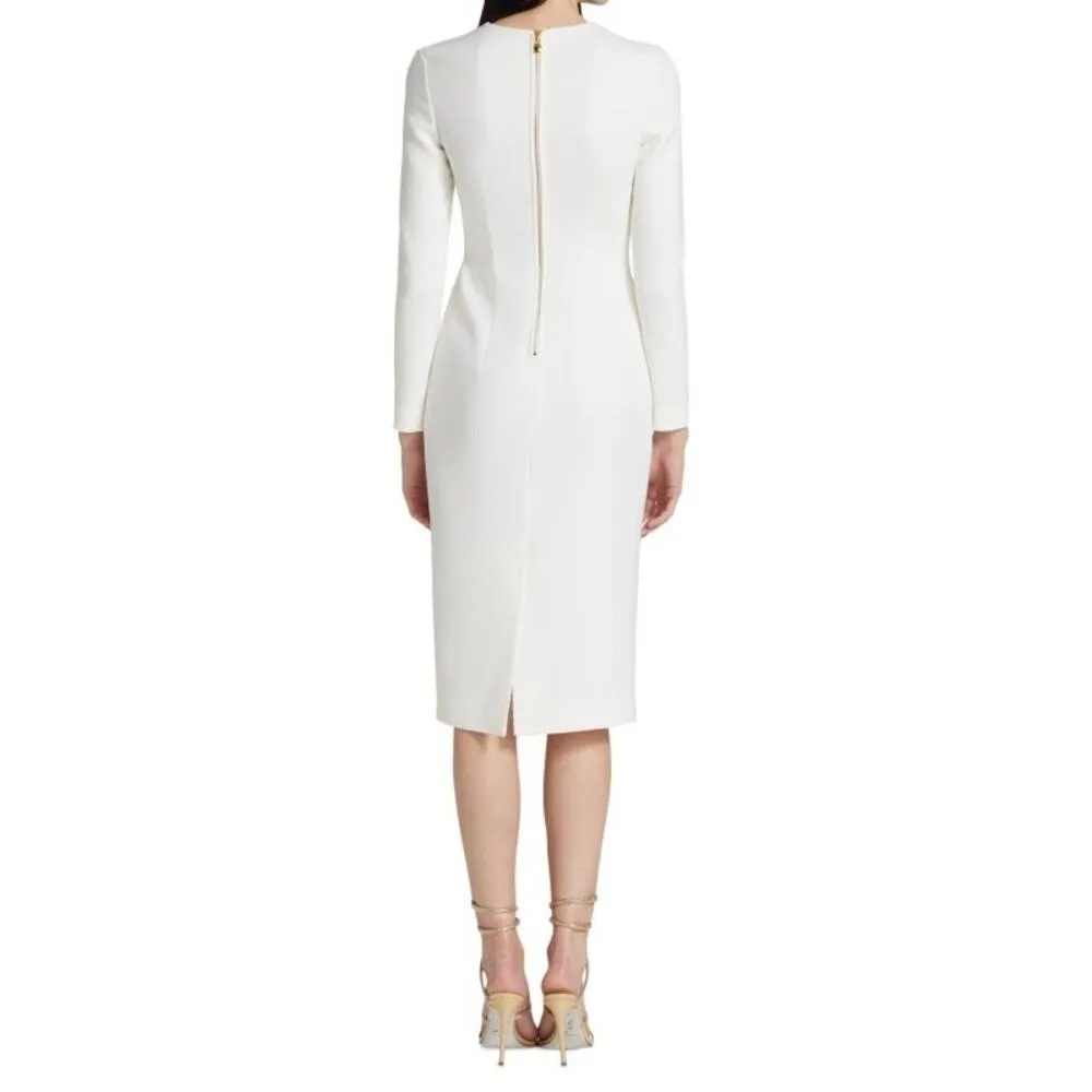 DUNDAS bride wool Ivory Long sleeve NWT Carter Cut - Image 2
