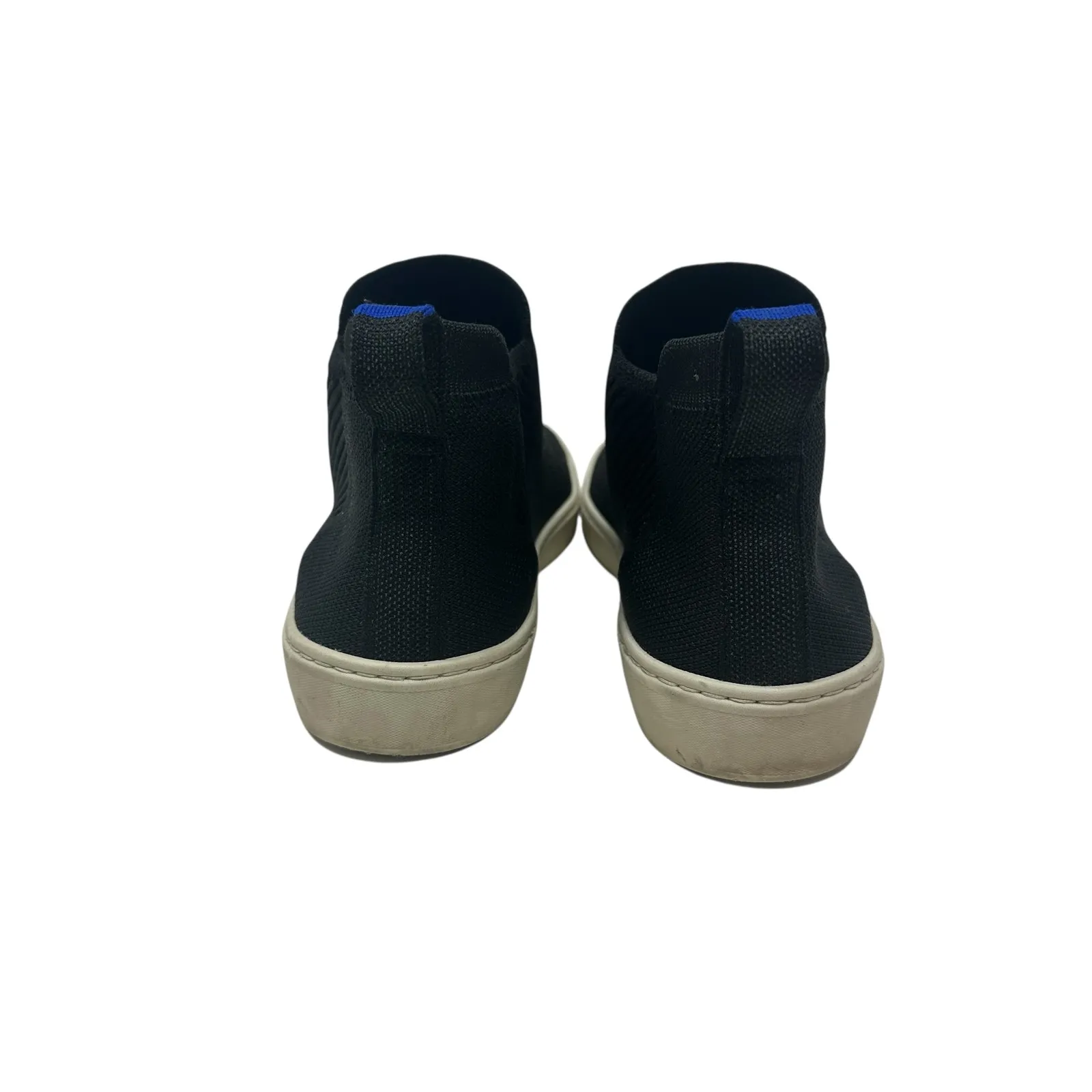 Rothy’s Chelsea Boot Sneakers Knit High Top Slip On Gray Black Size US 7.5‎ - Image 10