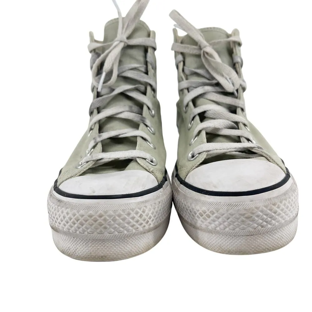 Converse Chuck Taylor All Star Lift Platform Sneakers Sage Green Women’s 10 - Image 2