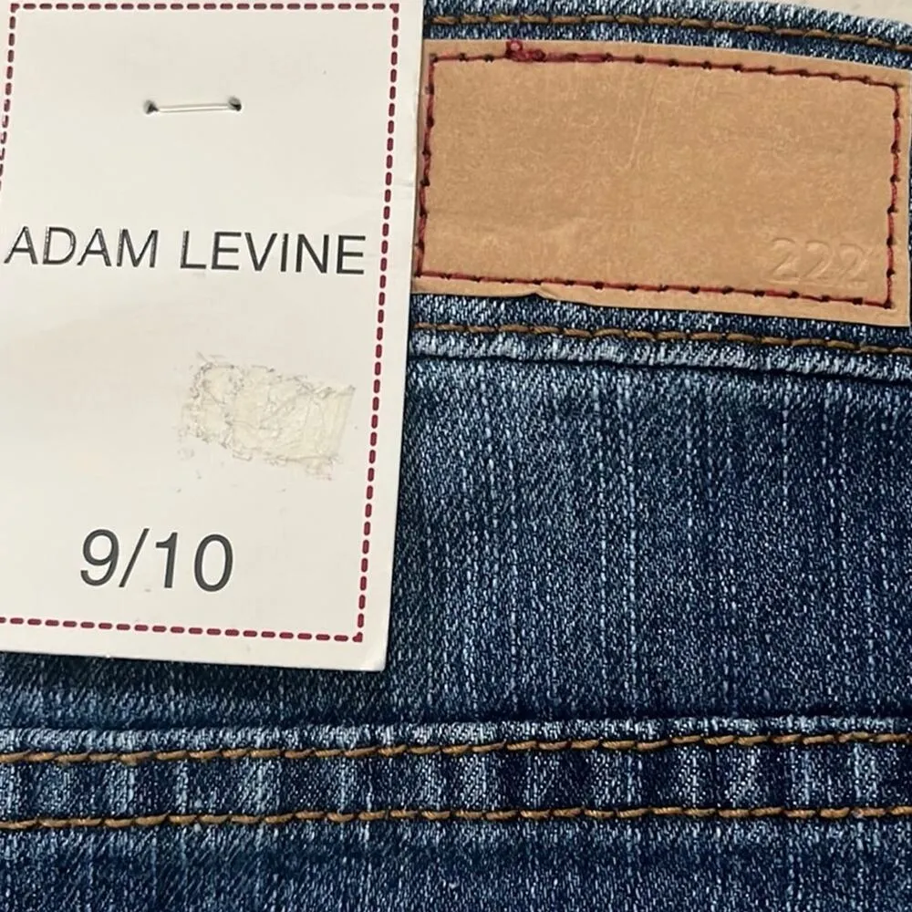Adam Levine Denim Jeans Misses 9/10 Tattered Drip Wash Blue Distressed Stretch - Image 9