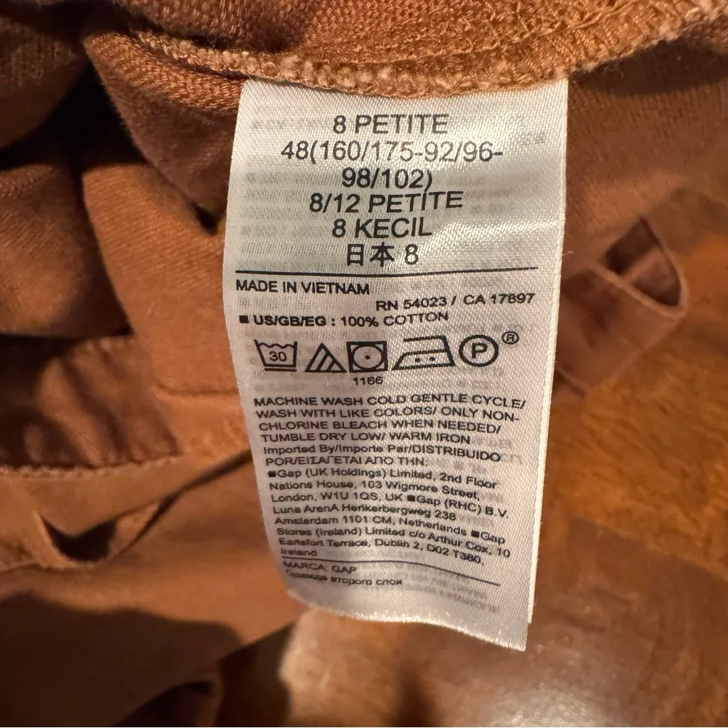 GAP Brown Carpenter Pants Size 8P - Image 7