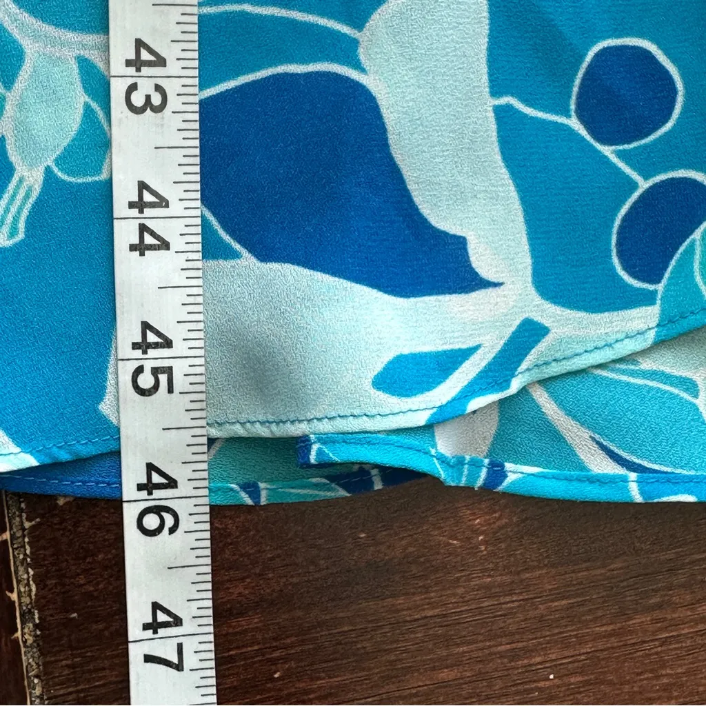 NWT Express Y2K VTG babydoll Floral Blue coquette Dress Whimsigoth - Image 14