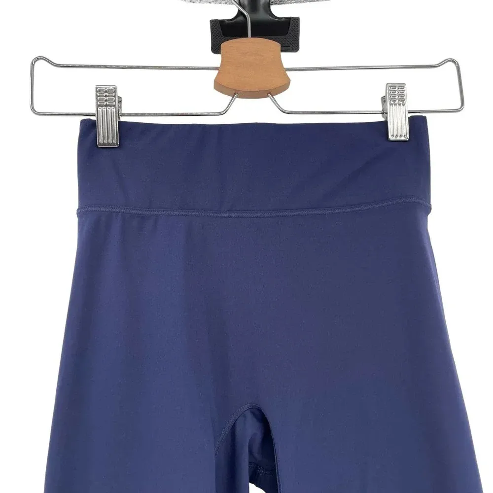 All Access Bandier Biker Shorts High Waisted Center Stage 9in Navy Blue Size XS - Image 2